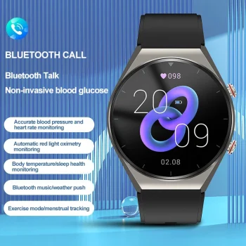 E09-1 Health Watch Android: Glucose, Infrared Oxygen, Bluetooth, 1.39" High-Res Smart Watch With Ai & Smart Watch Bulk Wholesale