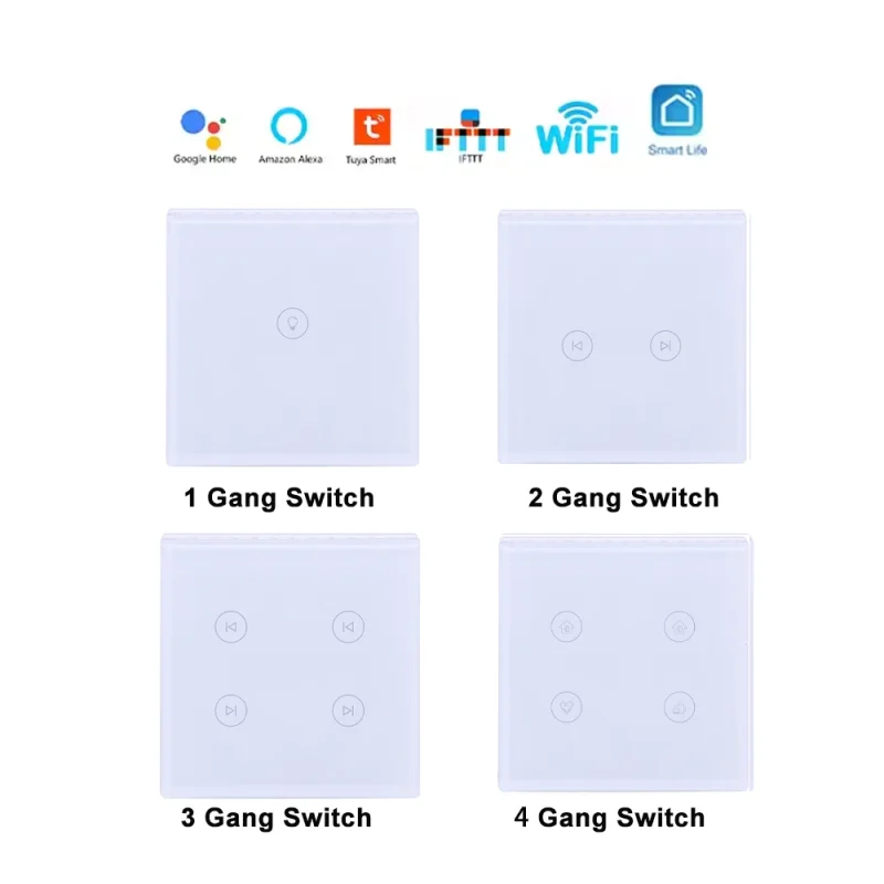 Eu Standard Tuya Zigbee Switch Glass With Wireless Remote Switch Curtain Smart Switch Zigbee Tuya Smart Home Touch Price - Image 5