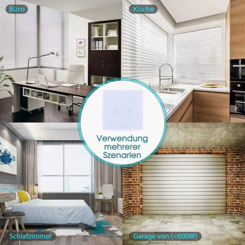 Eu Standard Tuya Zigbee Switch Glass With Wireless Remote Switch Curtain Smart Switch Zigbee Tuya Smart Home Touch Price - Image 6