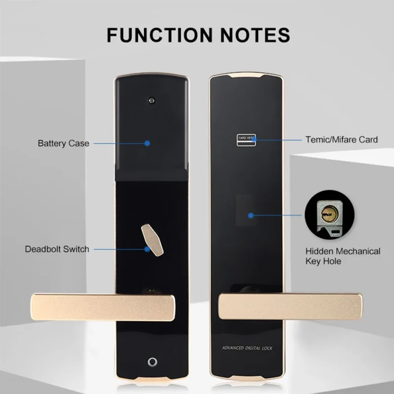 High Quality Full Automatic Free Hotel Lock Management System With Rfid Card Smart Hotel Door Lock - Image 3
