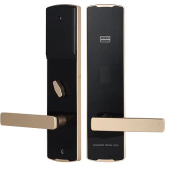 High Quality Intelligent Electric Handle Digital Door Hotel Security Door Locks with Management Software System for Hotel