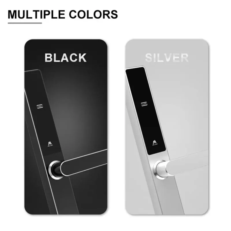 Hotel Door Handle Locks Swipe Key Card Electronic Lock System Card Hotel High Security Card Free Hotel Lock System - Image 4