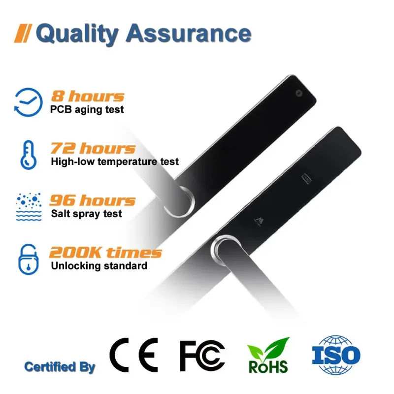 Hotel Door Handle Locks Swipe Key Card Electronic Lock System Card Hotel High Security Card Free Hotel Lock System - Image 5