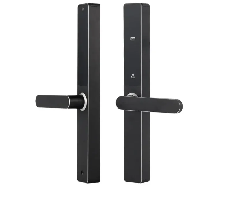 Hotel Door Handle Locks Swipe Key Card Electronic Lock System Card Hotel High Security Card Free Hotel Lock System
