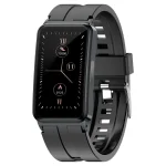 Hotsell Ep01 Smart Bracelet Watch With Blood Sugar, Bp, Blood Oxygen, Hr Body Temp Mobile Phone Monitoring Smartwatch Black Tech