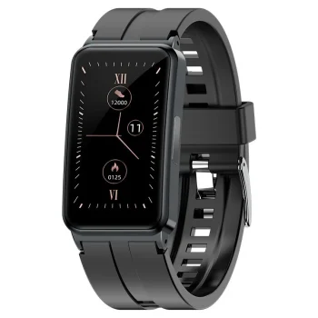 Hotsell Ep01 Smart Bracelet Watch With Blood Sugar, Bp, Blood Oxygen, Hr Body Temp Mobile Phone Monitoring Smartwatch Black Tech