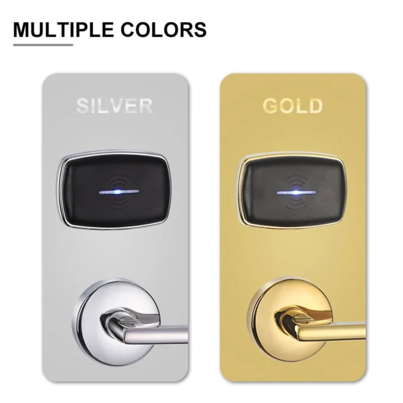 Market Popular Aluminum Door Handle Wooden Door Locks Rfid Card Smart Hotel Door Lock With Free Software - Image 4