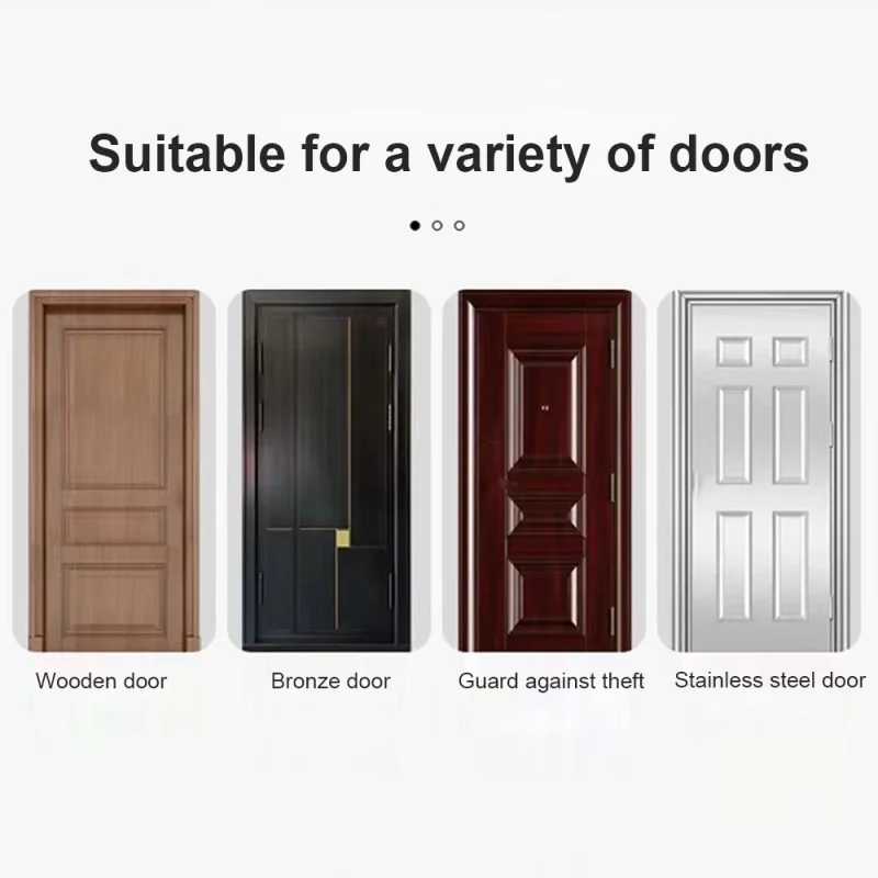 New Available Fingerprint Lock Tuya APP Camera Password RFID Card Smart Electronic With 2 Screen Door Locks - Image 5