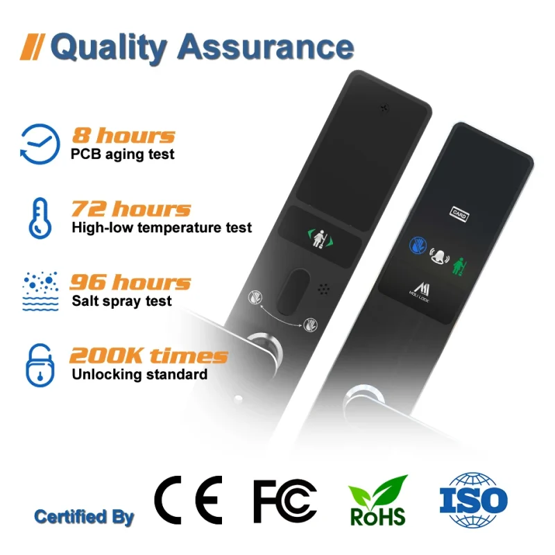 New Fashion Multiple Function Rfid Card Smart Hotel Door Lock With Free Management Software System Smart Door Lock - Image 5