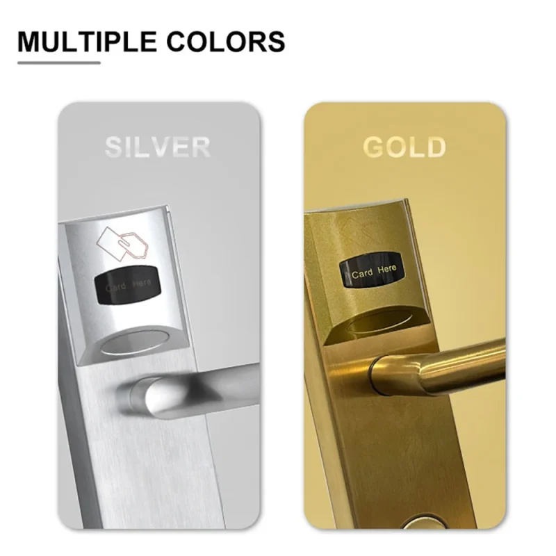 New Upgrade Smart Security Door Lock Hotel Smart Door Lock With the Key Card Unlock Hotel Lock - Image 4