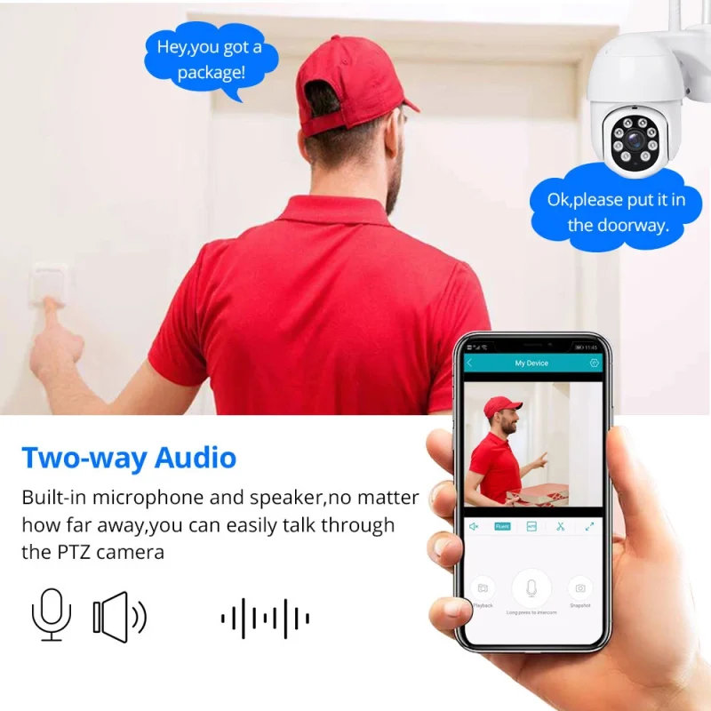 Regis Tuya 4CH 3MP Wifi Cctv Nvr Kit Smart Home Two Way Audio Night Vision Surveillance Outdoor Security Camera System - Image 3