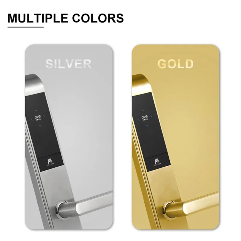 Rfid Card Electronic Door Locks System for Hotels Digital Safety Card Smart Hotel Door Lock - Image 4