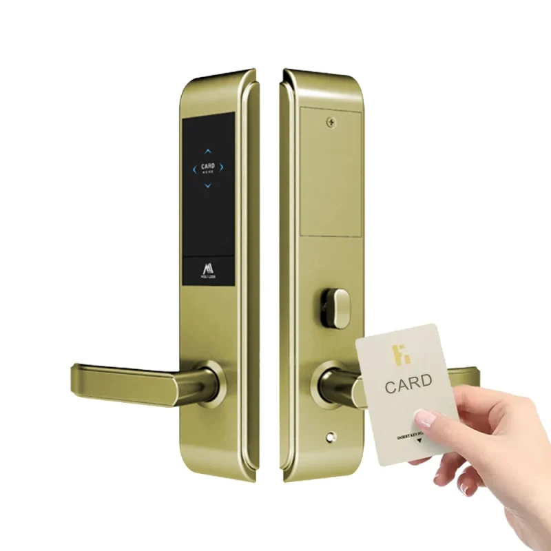 Rfid Card Electronic Door Locks System for Hotels Digital Safety Card Smart Hotel Door Lock