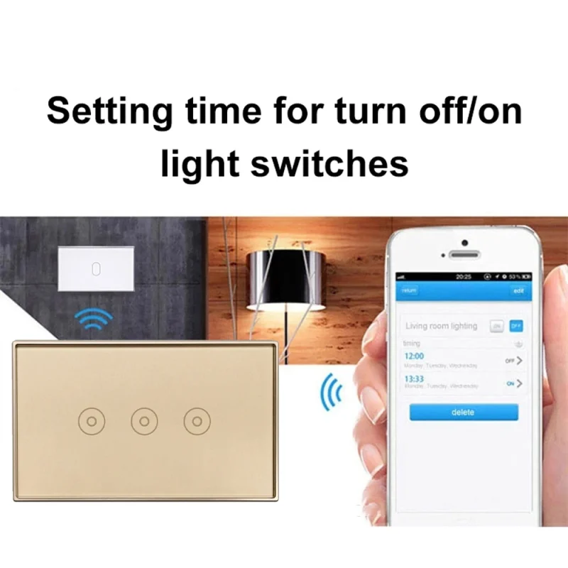 Smart Light Switch 220V 3Gang Smart Switch Module Tuya Smart Life Alexa Google Home Zigbee Wall Switch Usa For Smart Home Custom - Image 6