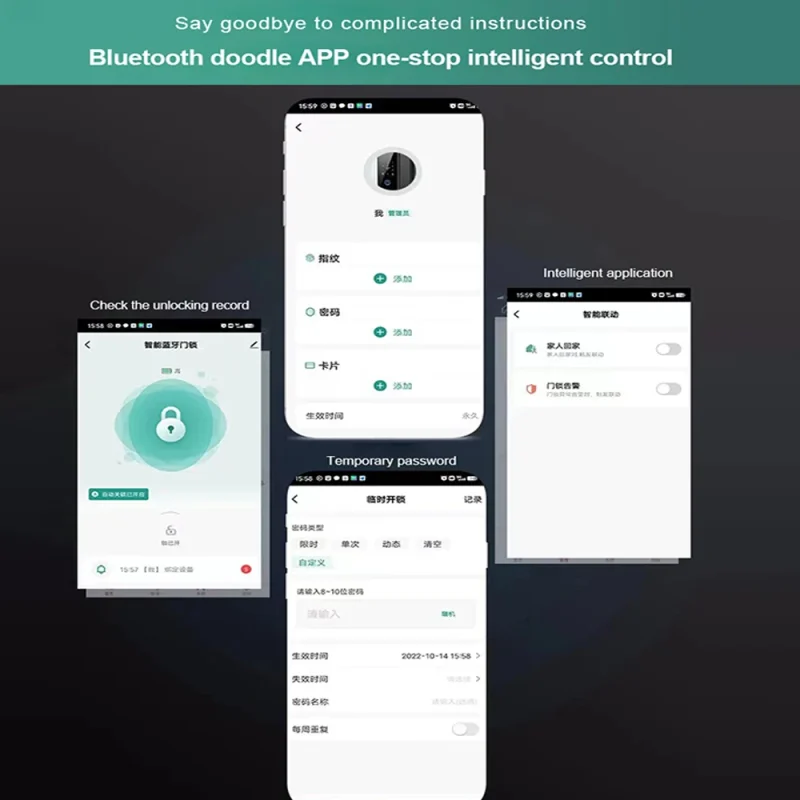 Smart Locks Fingerprint Smartlock Tuya Smart Door - Image 2