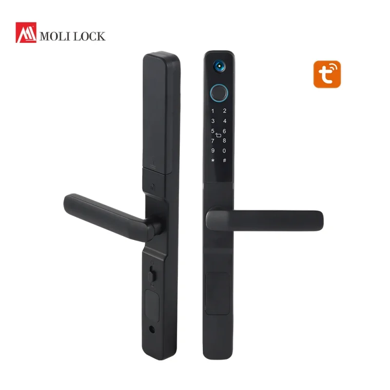 Tuya App Wifi Wireless Remote Control Electronic Smart Door Lock for Profile Aluminum Door - Image 6