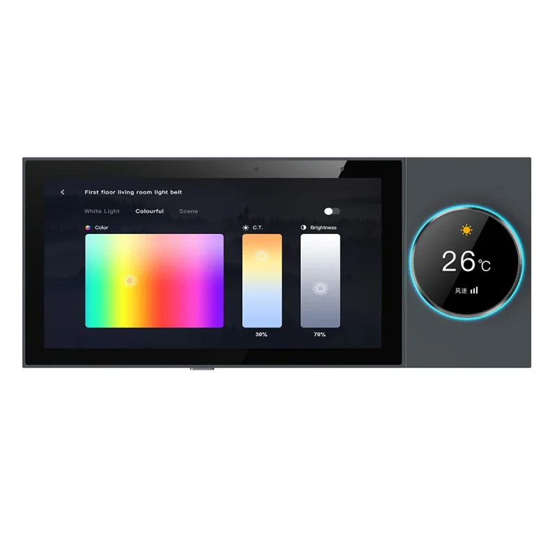 Tuya Smart Home Display Screen 6Inch Tuya Iot Gateway Smart Home Control Touch Screen Panel Background Music Host Control Panel