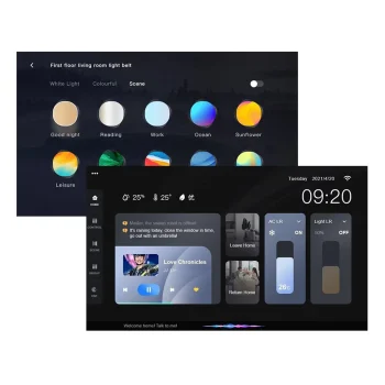 10 inch Tuya Smart Home Panel Touch Wifi Gateways With Smart Home Touch Panel Smart Home Devices For Construction Villa House Automation