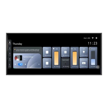 Tuya Smart Life 12 Inch Central Control Screen Tuya Zigbee 3.0 Smart Hub,Wired Gateway Smart Central Control Panel