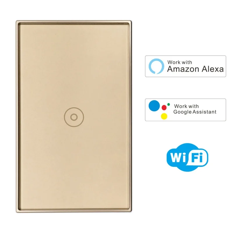 Tuya Touch Wall Switch With Wifi  Smart Dimmer Switch Us Standard Scene Switch Wifi Smart For Hotel Automation - Image 4