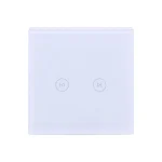 Tuya Wifi Control Timer Wall Switch Wifi Smart Switch For Smart Home Eu Wall Switch Glass Tuya Curtain Compatible Alexa