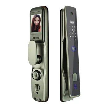 Tuya Wifi Smart Lock Aluminum Smart Card Door Smart Lock Fingerprint Sliding Glass Door Lock