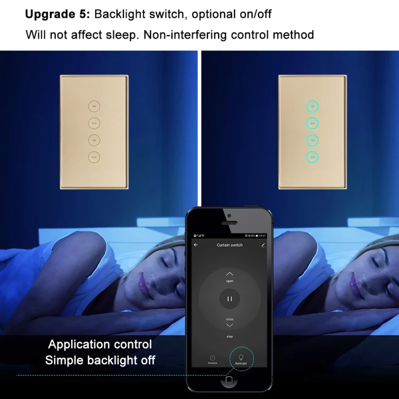 Us Standard Tuya Switch App Remote Control 100V-240V Glass Pane Touchplate Dimmer Wall Switch With Smart Switch Homekit - Image 5