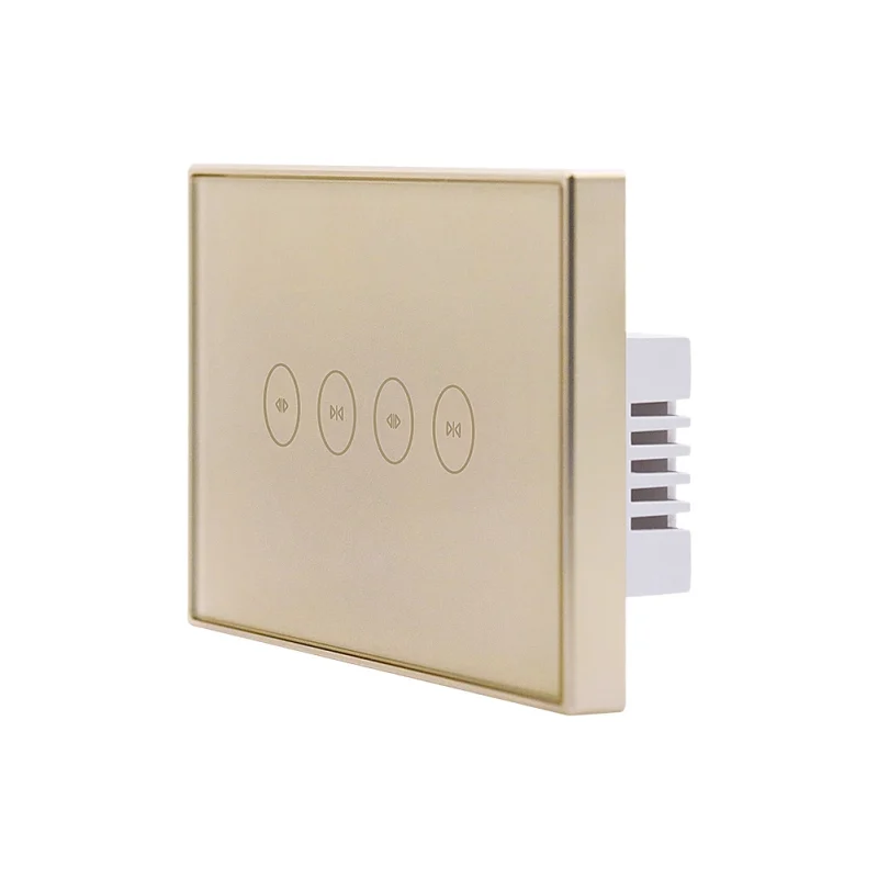 Us Standard Tuya Zigbee Switch Glass With Wireless Remote Switch Curtain Zigbee Tuya Smart Home Touch Switch Price