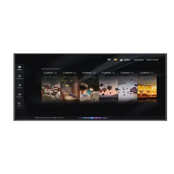 Wif Gateway Tuya Digital Smart Flat Panel Multi-Touch Screen Music Player Android Control Panel Use For Alexa Smart Home System