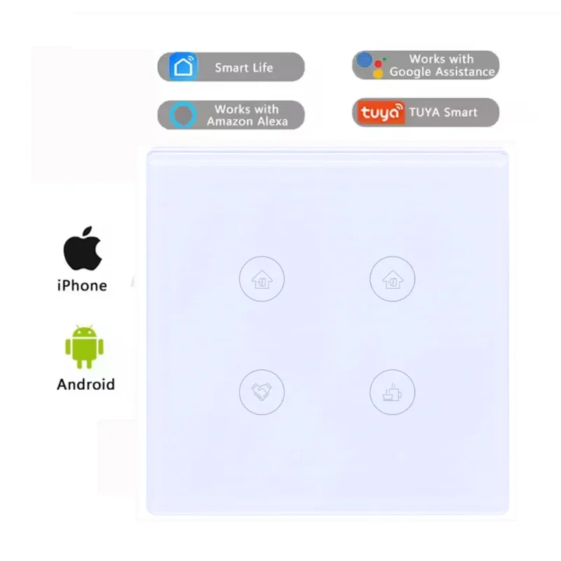 Zigbee Smart Home Switch And Screen High-Quality Dimmable Light Switch Tuya Smart Switch Zigbee Smart For House - Image 2