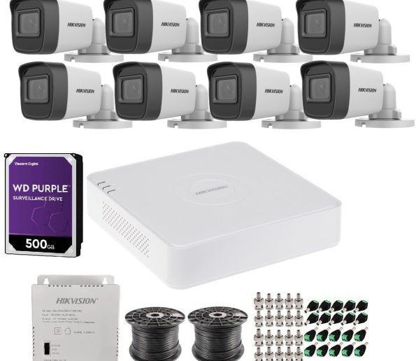 Hikvision 8 Channel 1080P Complete Kit 595x516