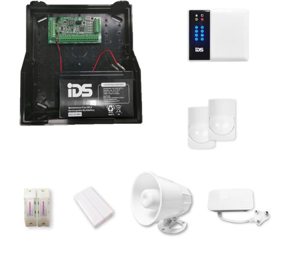 IDS 806 Wired Alarm Kit 595x516