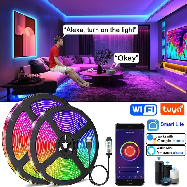 Smart Wifi Led Strip Lights RGB