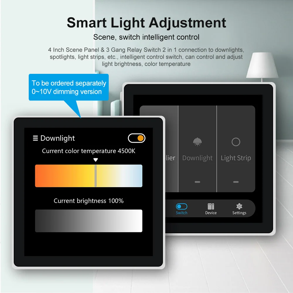 Smart zigbee switch Mult functional smart switch 3